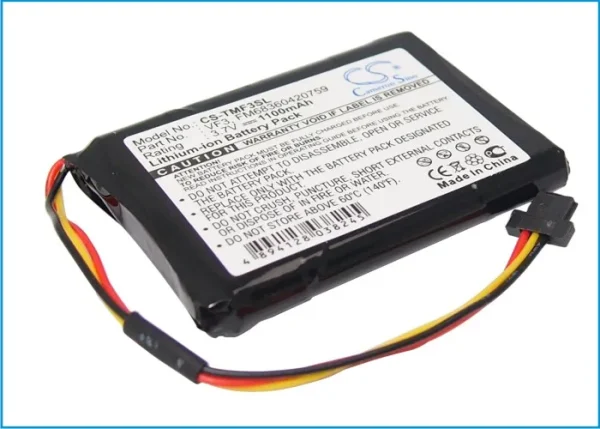 TomTom Go XL330S, Quanta Series Replacement Battery 1100mAh / 4.07Wh - Image 3