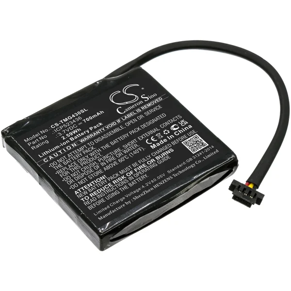 TomTom 4FB40, Go 400 4.3" Satnav Series Replacement Battery 700mAh / 2.59Wh - Image 4