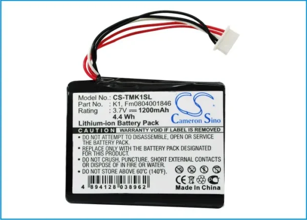 TomTom One XL HD Traffic Series Replacement Battery 1200mAh