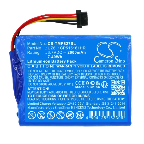 TomTom 4F173, Bridge, Pro 8270, Pro 8275 Series Replacement Battery 2000mAh / 7.40Wh