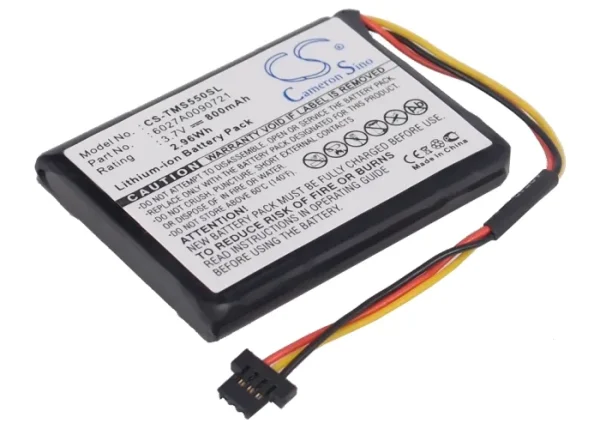 TomTom 1EF0.017.03, 1ET0.052.09, 4EF0.017.00, 4EF00 Series Replacement Battery 800mAh / 2.96Wh - Image 2