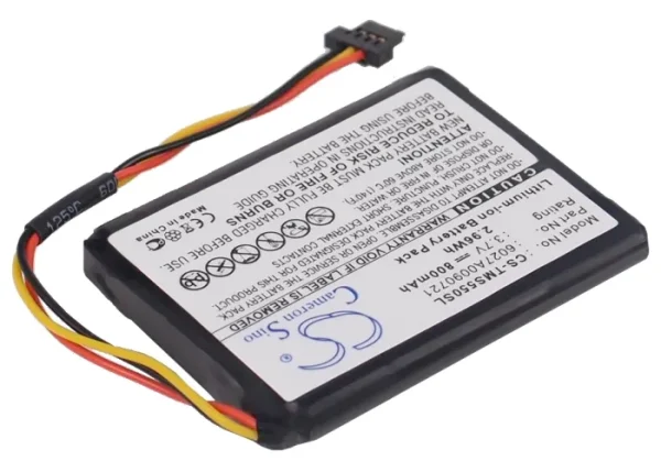 TomTom 1EF0.017.03, 1ET0.052.09, 4EF0.017.00, 4EF00 Series Replacement Battery 800mAh / 2.96Wh - Image 6