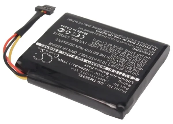 TomTom 4EN6.001.02, 4EN62, 4EN62. 4EN6.001.02, Start 60 Series Replacement Battery 1020mAh / 3.77Wh - Image 4