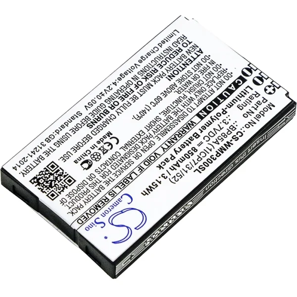 WM Systems WMP 300, WMP-300 Series Replacement Battery 850mAh / 3.15Wh - Image 3