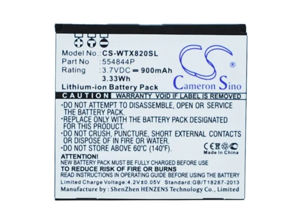 Curtis GPD 430 GPS, GPD430 Series Replacement Battery 800mAh / 2.96Wh